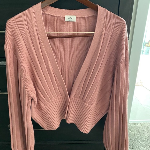 wilfred plunge front cardigan - Picture 2 of 3